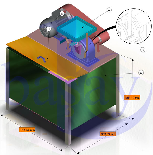 BAŞAY Pudra Şekeri Makinesi Teknik Bilgi